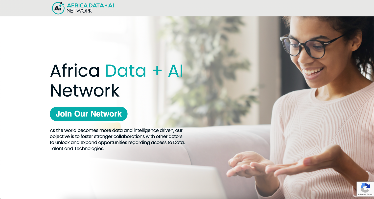 African Data Network website