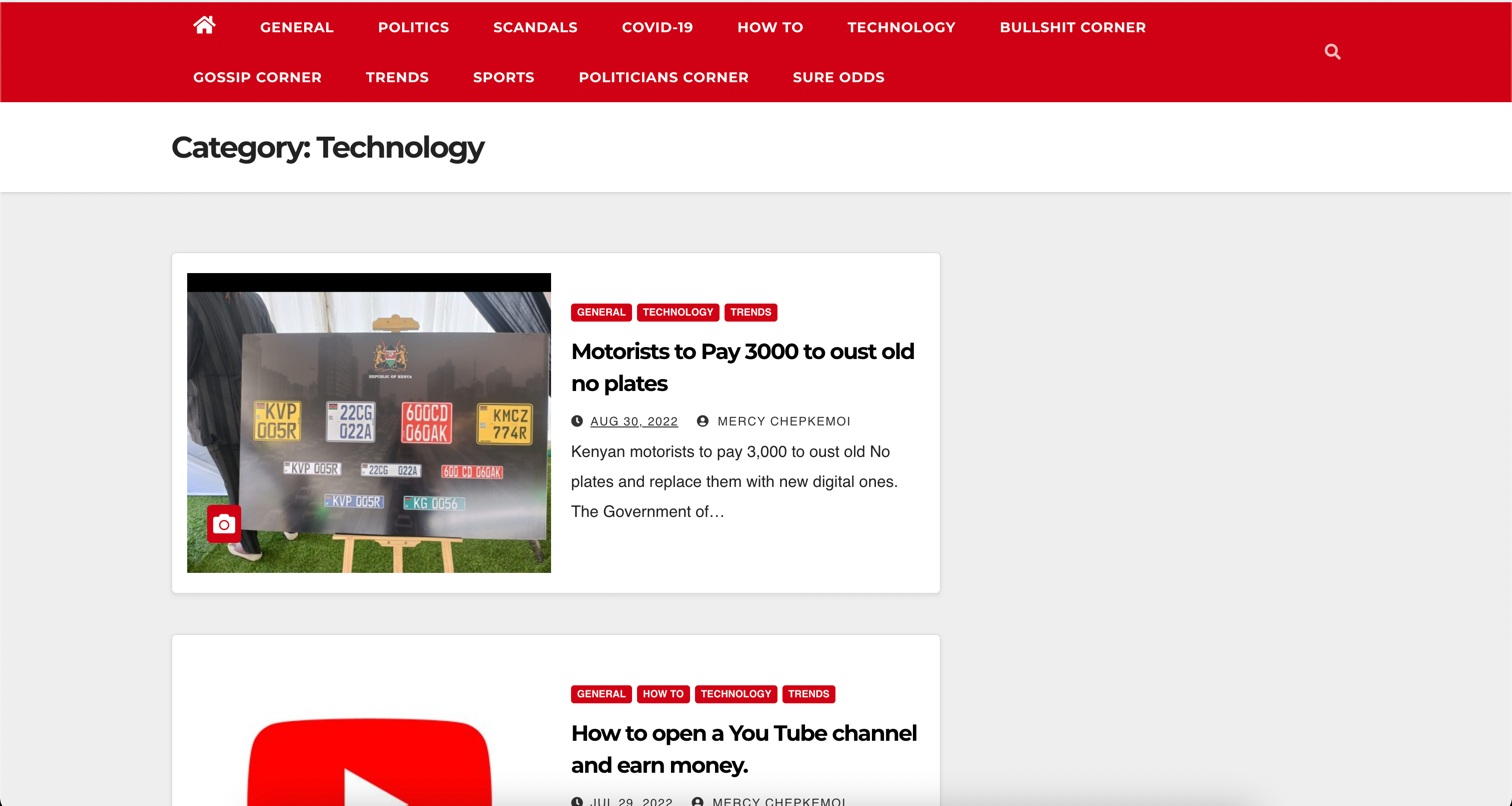 KenyaOnline news site